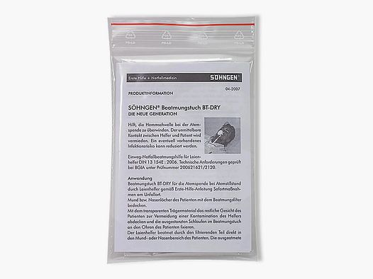 Söhngen Söhngen Beatmungstuch BT-DRY