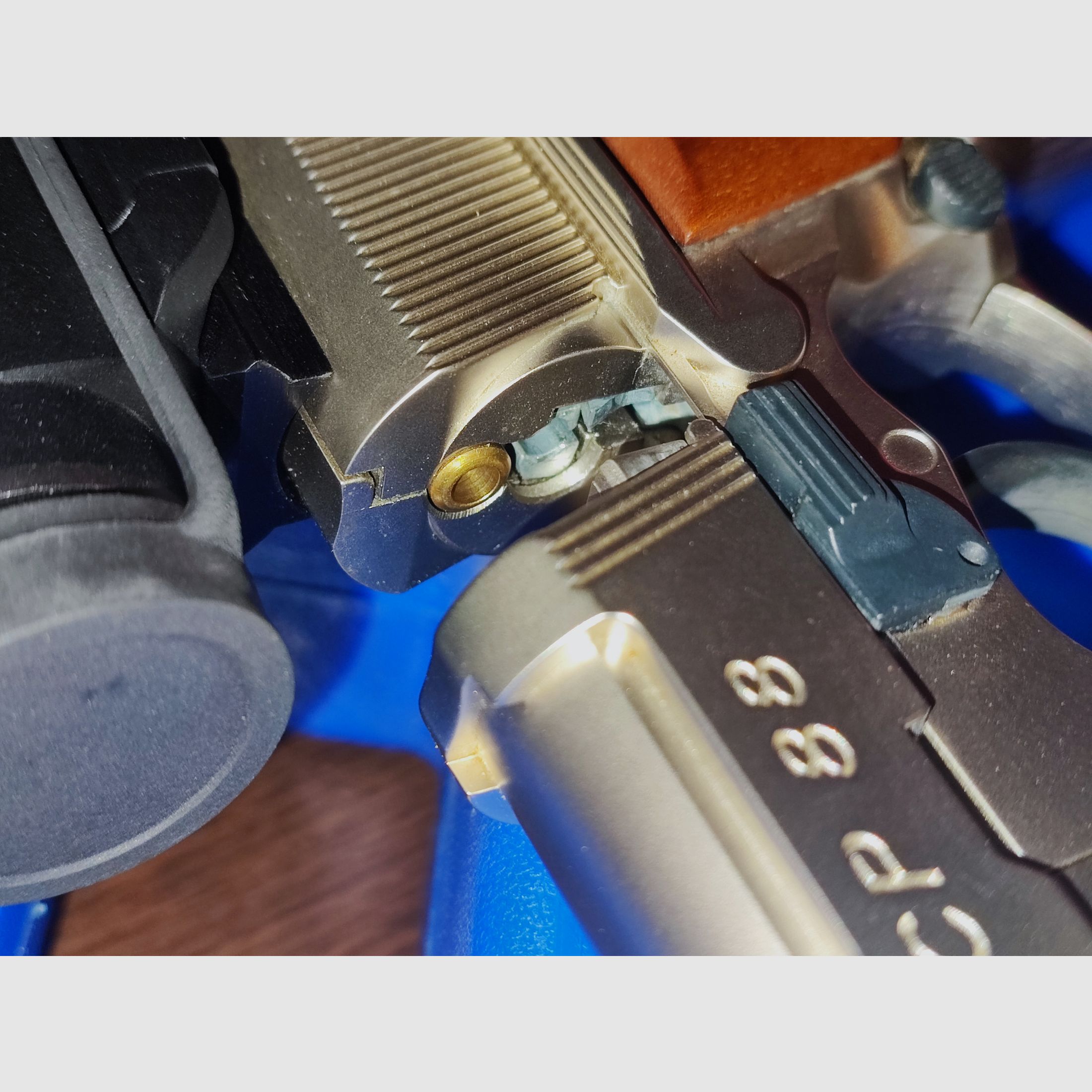 Walther CP88 Set de compétition Nickel/Bois + Hawke Point rouge