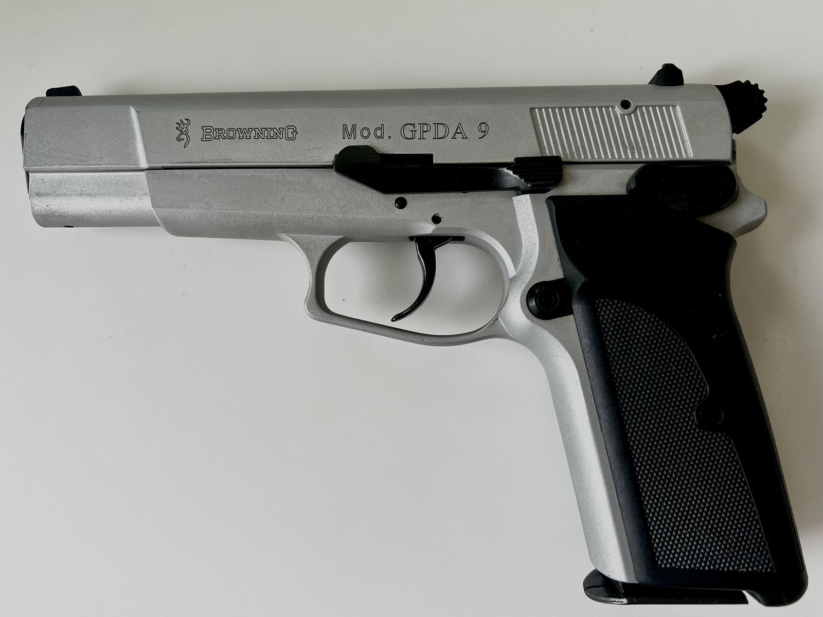 Browning GPDA 9mm P.A.K blank firing