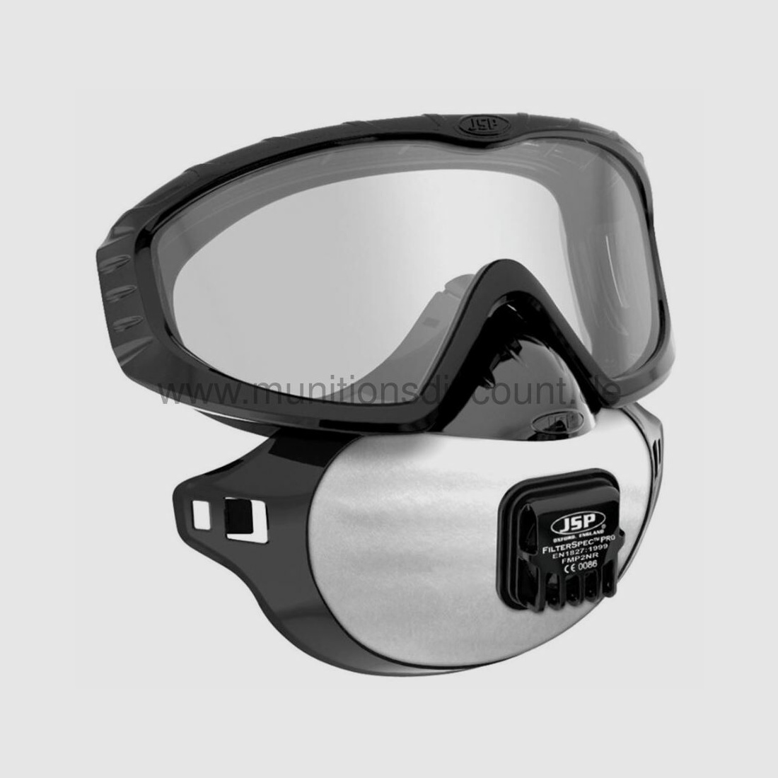 JSP Safety Schutzbrille mit Atemschutzmaske