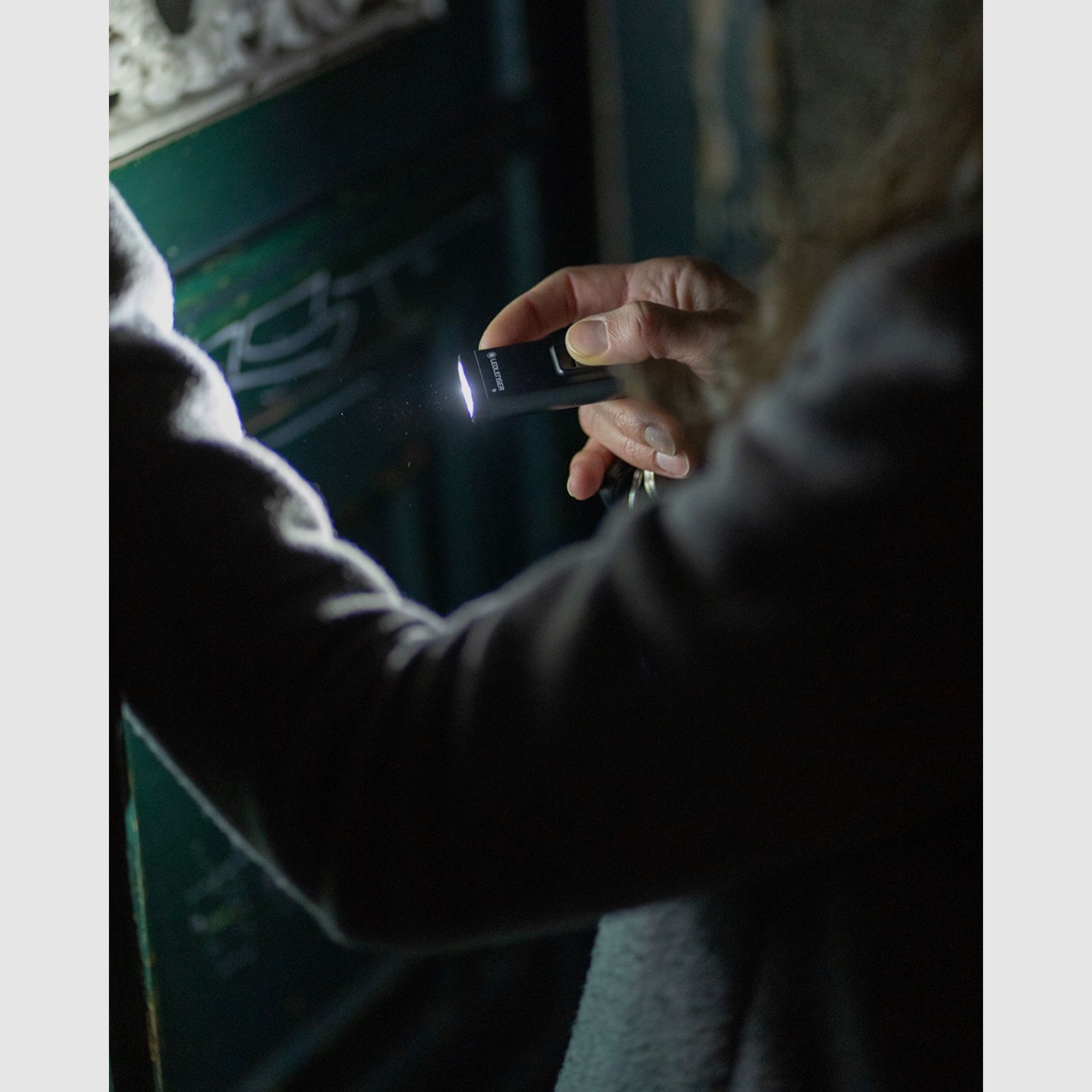 Ledlenser 502577 K6R Sleutellamp 400 Lumen 80 Meter grijs