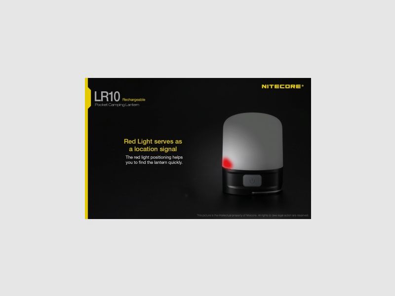 Latarka Nitecore LR10 - Czarny 250 Lumenów, zdjęcie 16 z 23