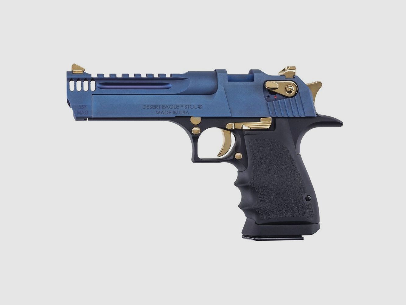 Magnum Research Desert Eagle XIX 5" (5 pollici) IMB Magic Carbo Blue/T-Gold L5, immagine 1 di 2
