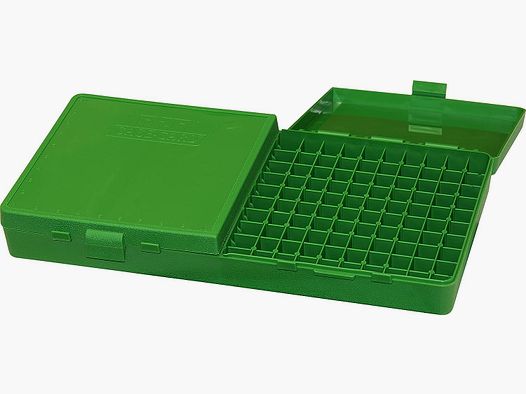 MTM CASE-GARD P-200-45-10 Cartridge Box 200 Rounds .40/10 mm/.45, Green