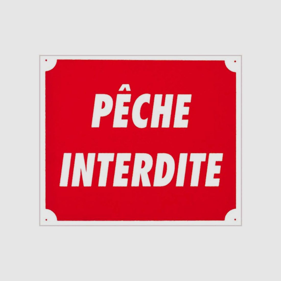 Angeln Verboten Schild