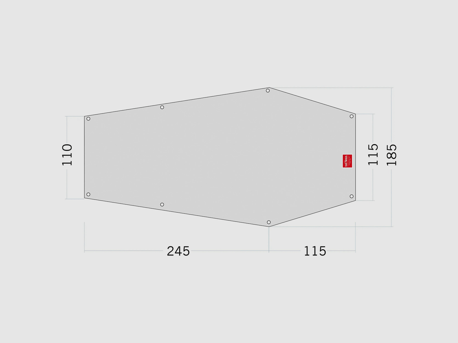 Tatonka Tatonka Zeltunterlage Floor Sheet PE Narvik 3 weiß