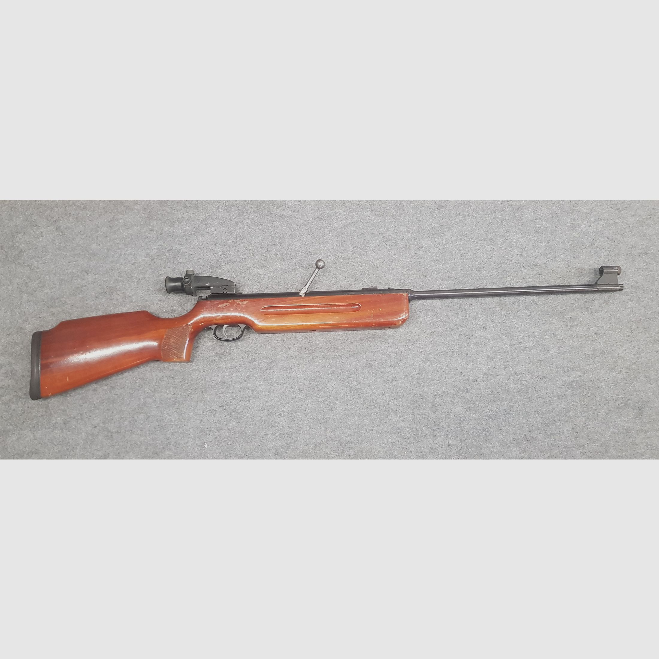 Q1 Schräger Korntunnel Halter Haenel Mod. 311  mit Feinabzug und Diopter Durchlader cal. 4,5mm Diabolo