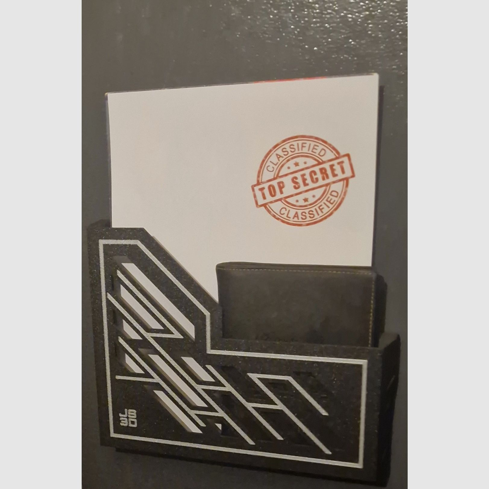 Dokumentenhalterung für den Waffenschrank