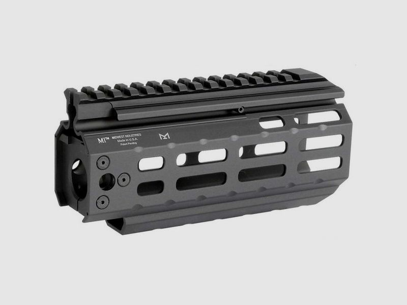 MIDWEST INDUSTRIES HANDGUARD FREE FLOAT ALUMINUM 6.75″ BLACK