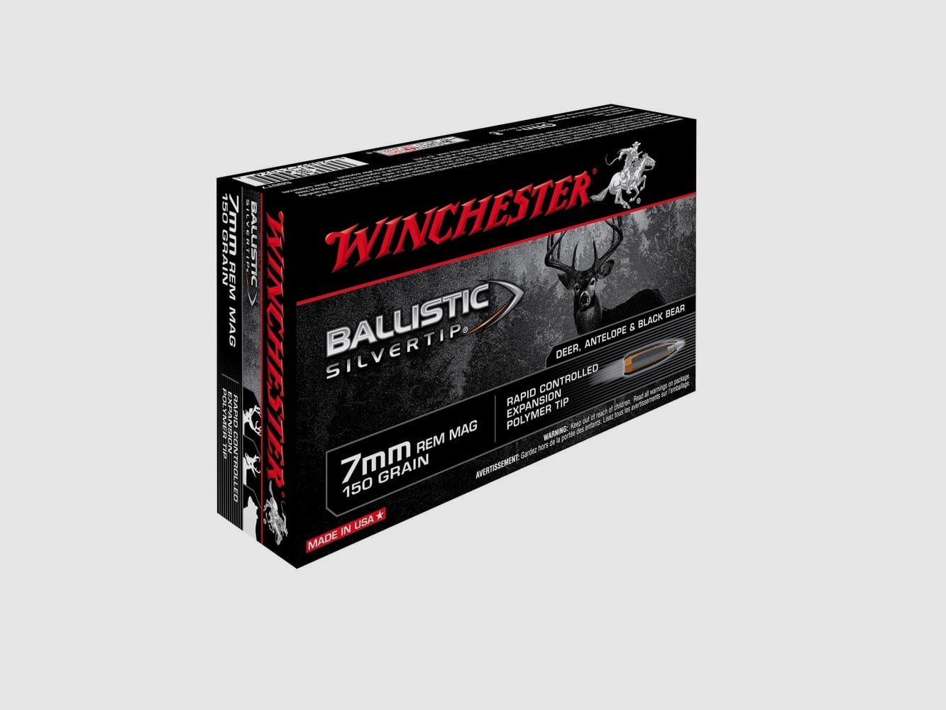 Winchester Ballistic Silvertip 7MM RM 150gr