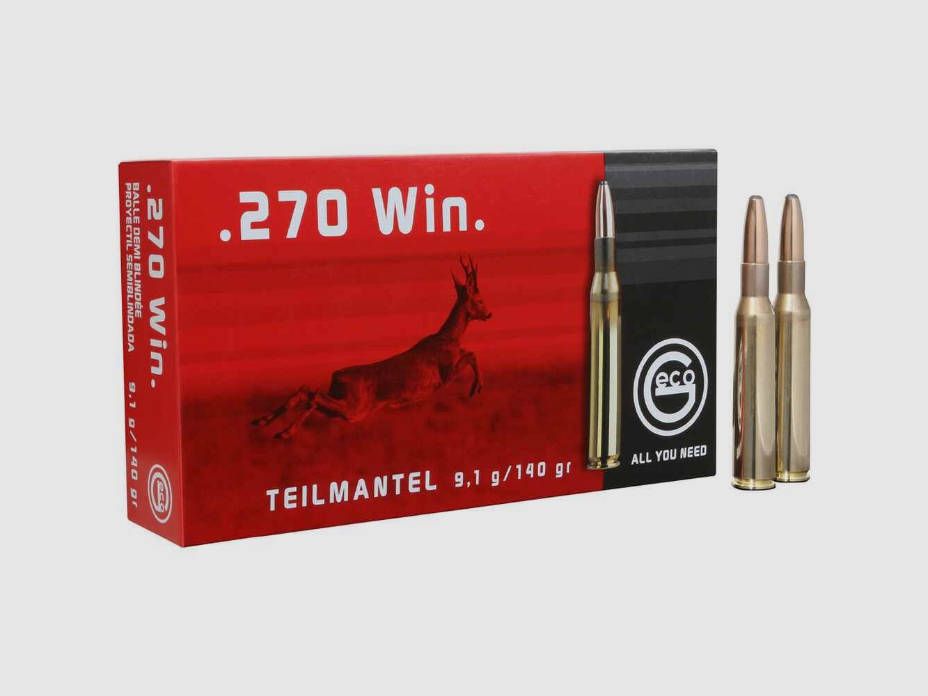Geco Rifle Cartridges .270 Win.