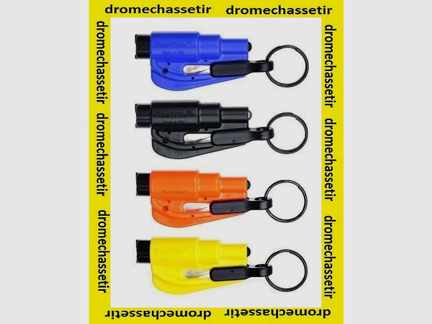 Multifunktionsschlüsselanhänger, Glasbrecher, Gurtschneider RESQME