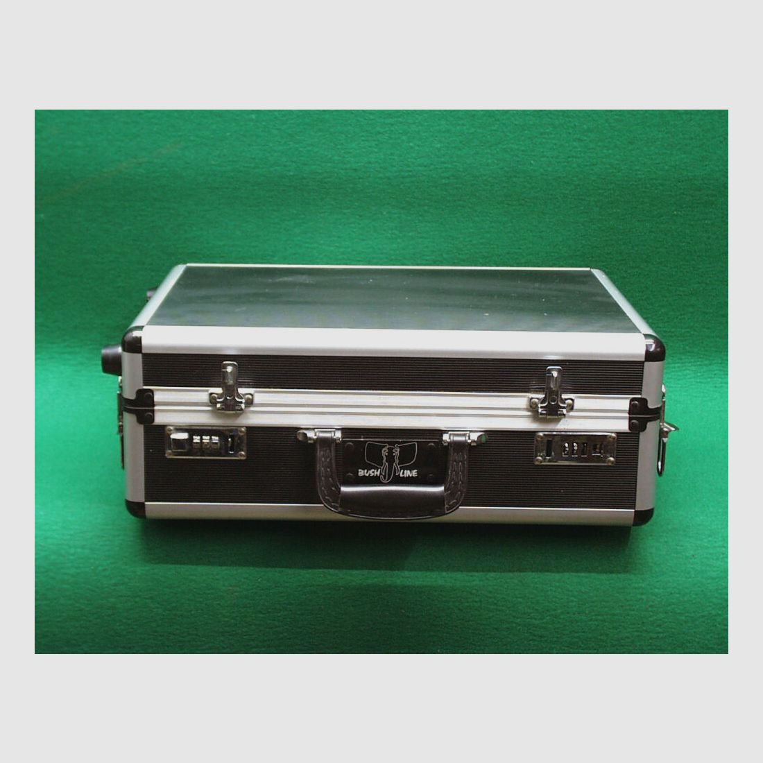 Aluminium koffer voor pistolen, zwart