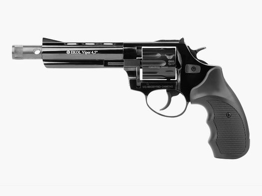 Ekol Viper 4,5'' Schwarz 9mm R. - Gas-Signal