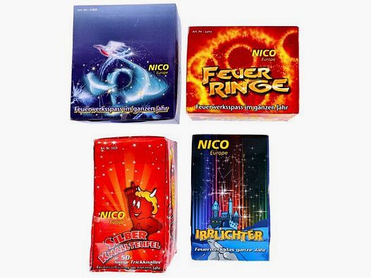 NICO Feuerwerk verschiedene Sorten