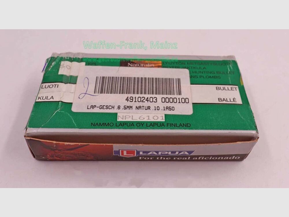 Lapua / Finnland Büchsengeschosse 6,5mm (.264)