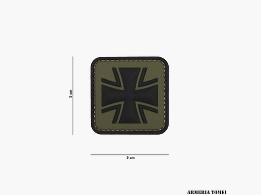 PATCH – 3D PVC CROSS GERMANY GREEN #11109