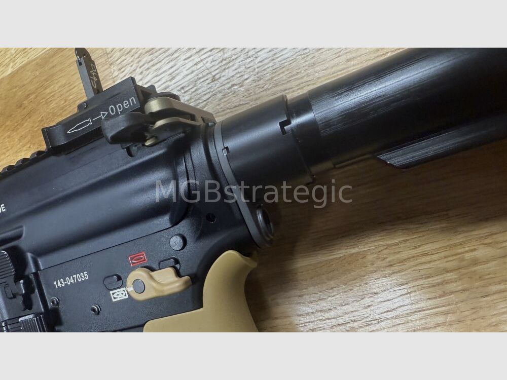 Heckler & Koch GmbH MR223 A3 Sport 14,5" wersja specjalna MGBs - długi handguard - końcówka QD - uchwyt ręczny - blast can