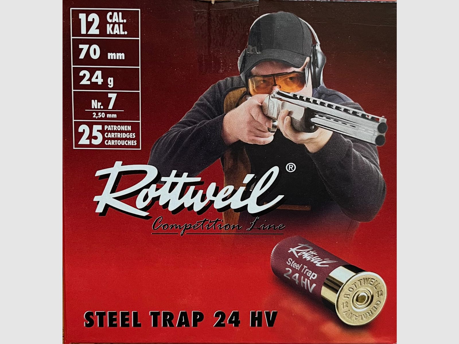 Rottweil Steel Trap 24HV 12/70 24g - 250 Schuss