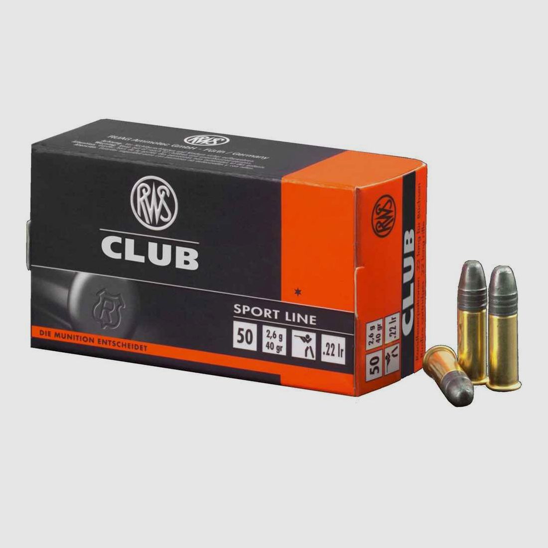 .22 lfb Club 2,6g/40grs. RWS