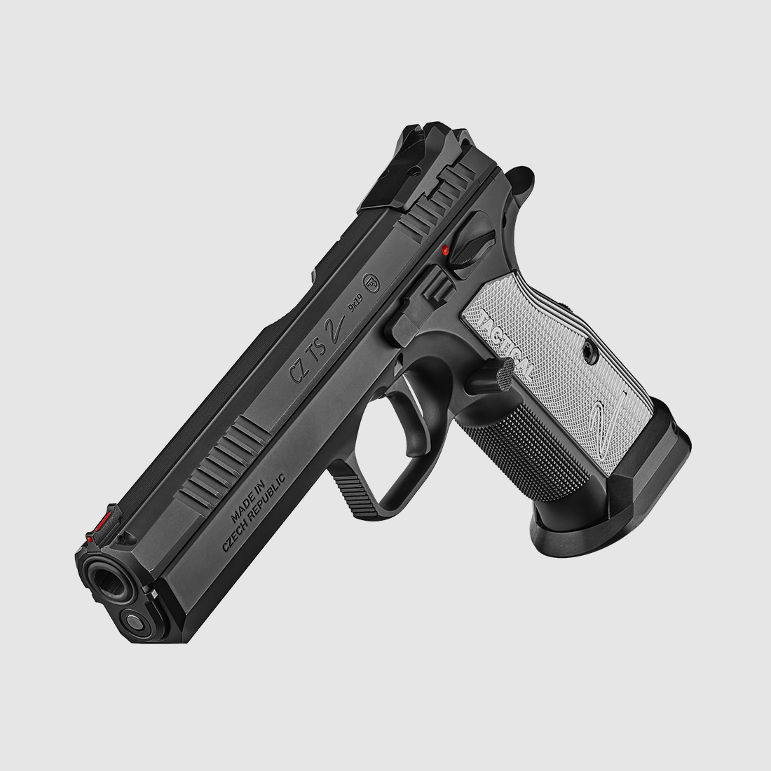 CZ TS2 Silver 9×19, billede 2 af 3