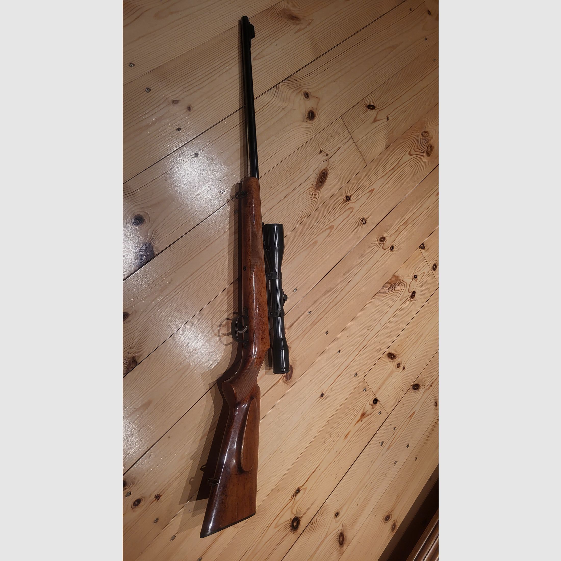 Rep-Büchse Anschütz, calibro 22Ir con telescopio