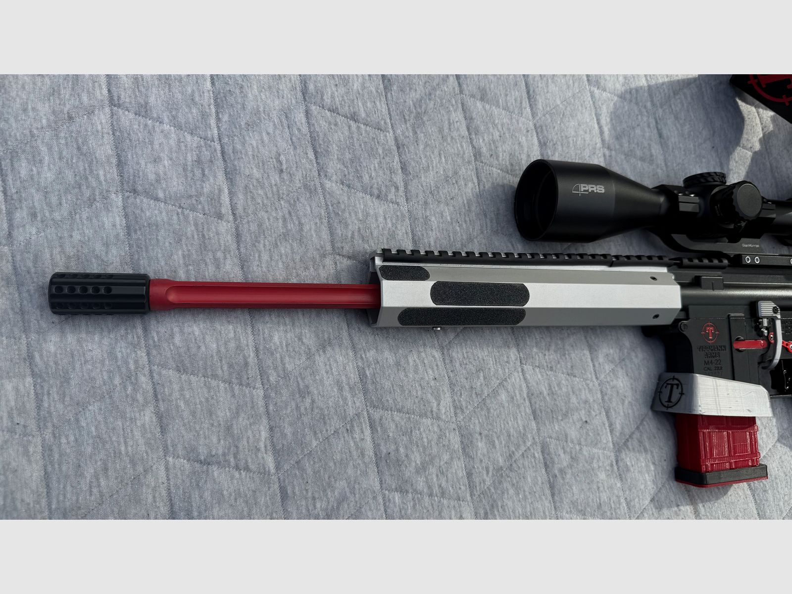 Tipppmann M4-22 Elite Red Line .22lr 16"  mit ZF 2,5-15x50 und Hipertouch  Competition 