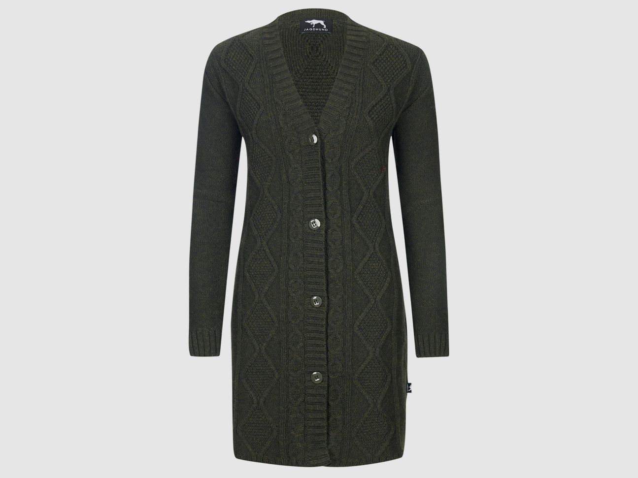 Jagdhund Krumau cappotto in maglia, verde, immagine 1 di 2