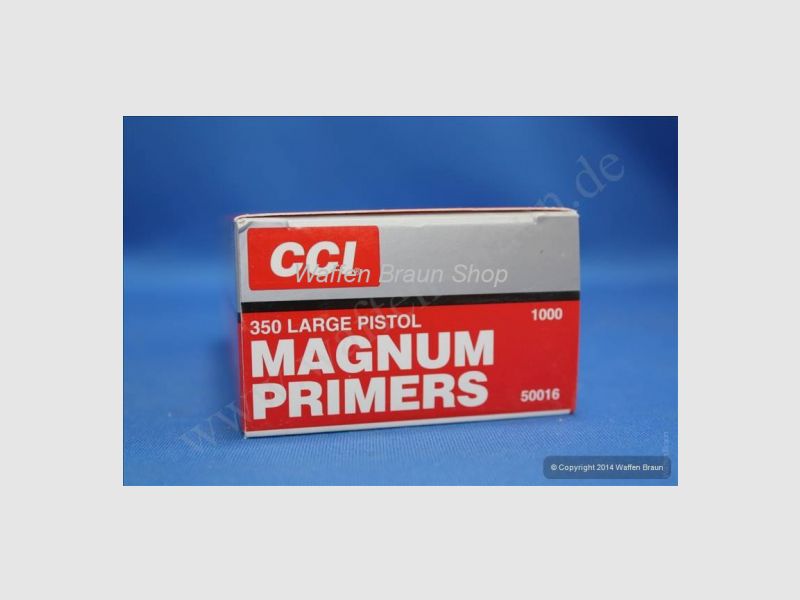 CCI 350 Zündhütchen Large Pistol Magnum 100 Stück
