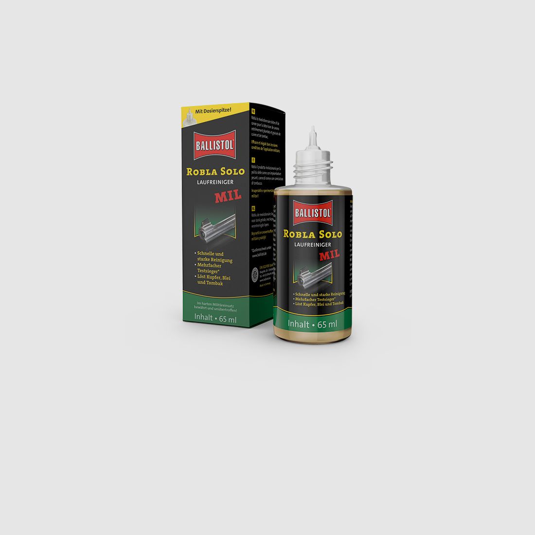 Ballistol Robla Solo MIL - Nettoyant pour canon 65 ml