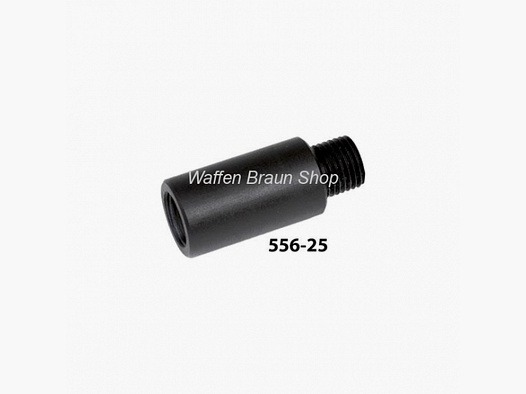 Gegenlichtblende 25mm Lang Schwarz extra schmale und leichte Ausführung