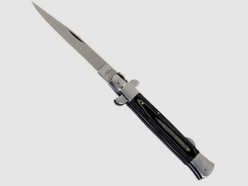 Taschenmesser Klassisches Stiletto Micarta §42a konform legal führen