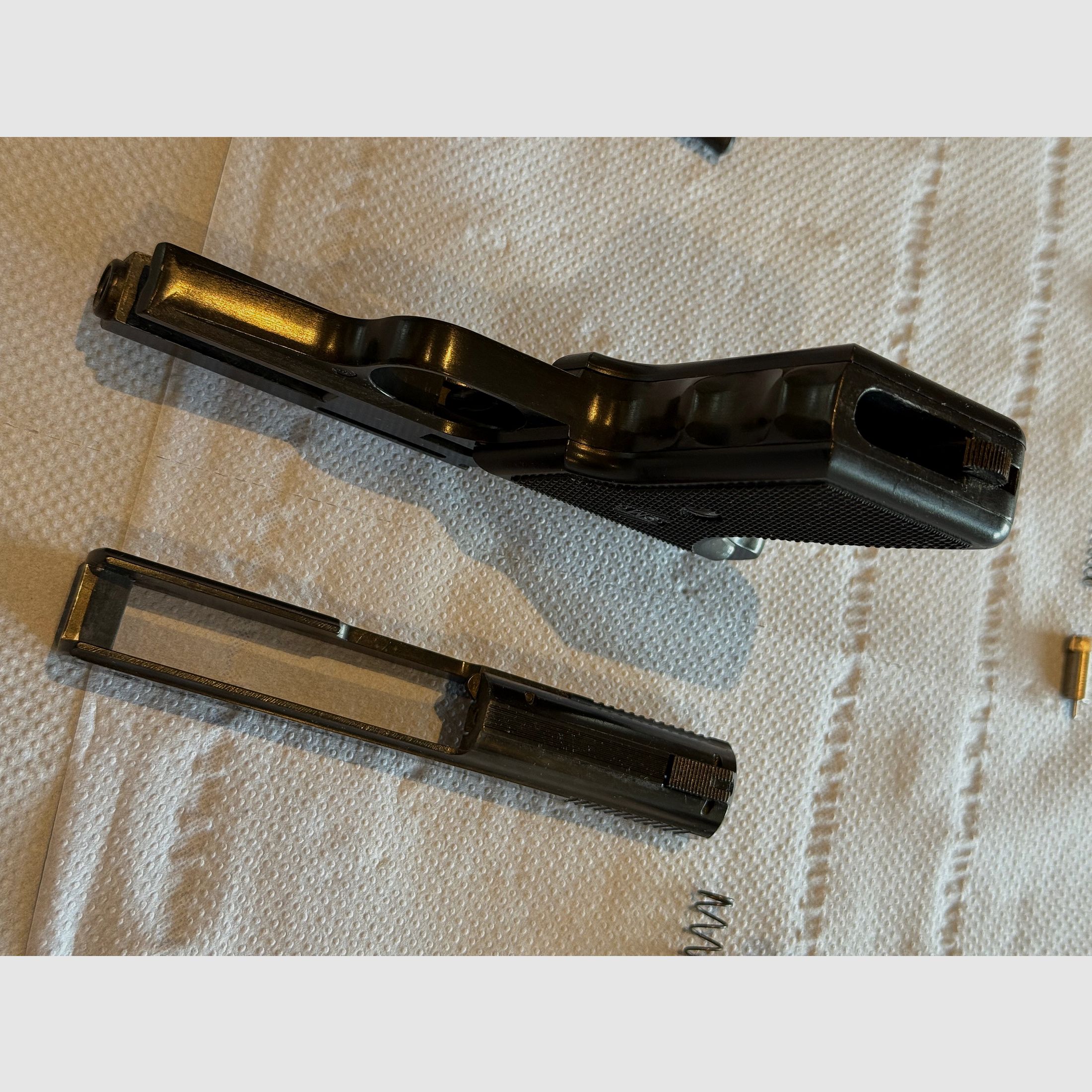 SM Rhöner SM 80 – Klassische Schreckschusspistole im Kaliber 8mm P.A.K. (PTB 267, Beschuss KC 1992)