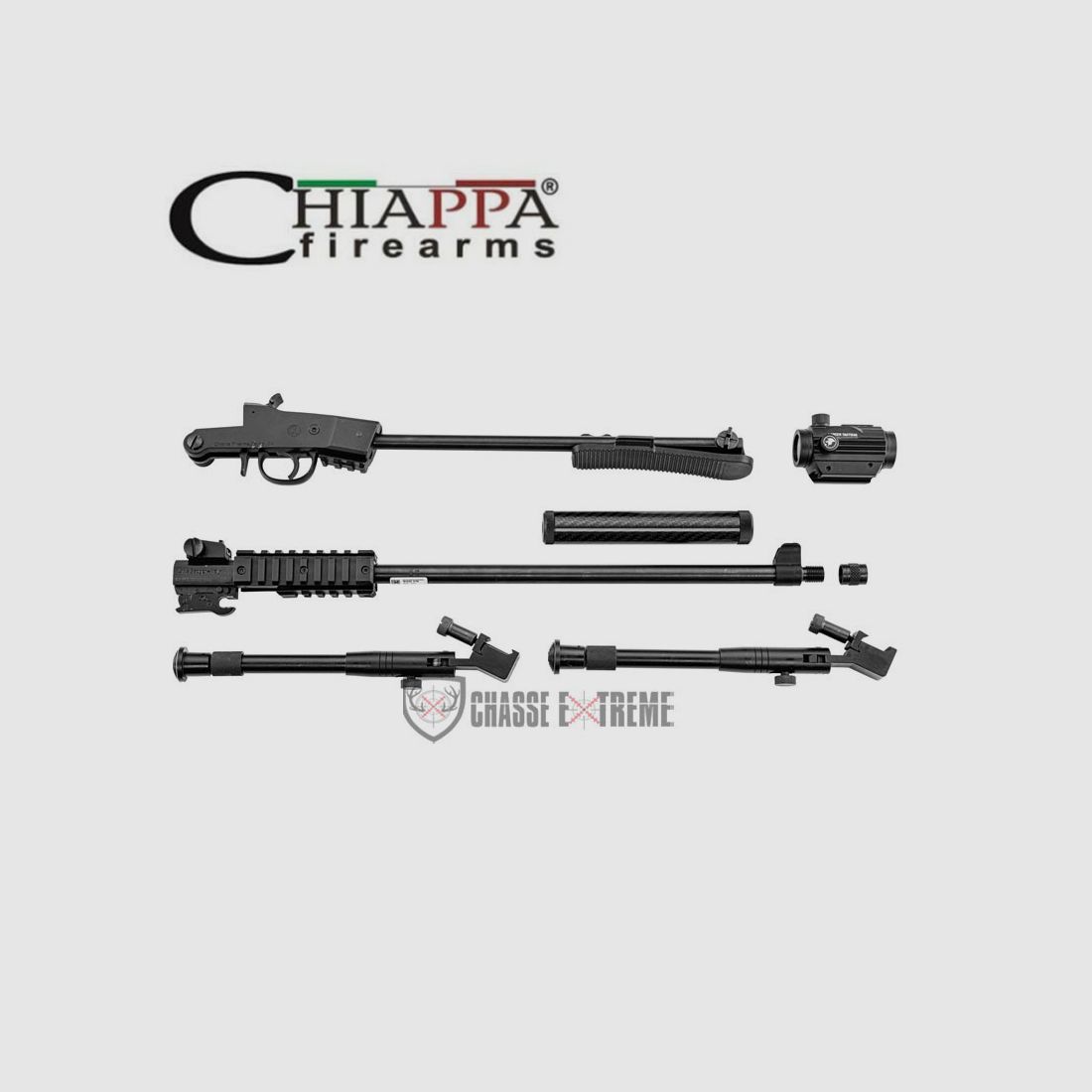 Zestaw Karabinu Survivalowego CHIAPPA Little Badger Xtrem Kal 22lr, zdjęcie 4 z 5