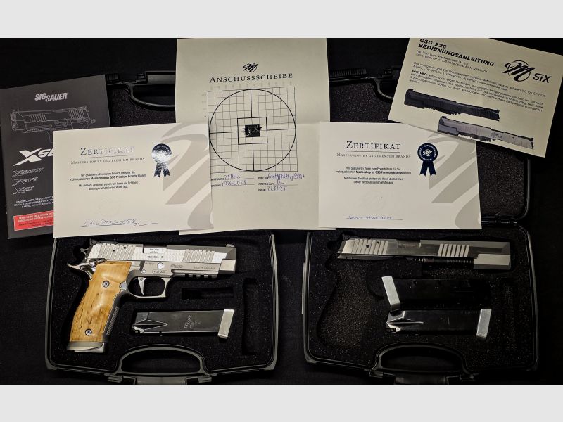 SIG Sauer P226 X-Five Sunburst Scandic .40 S&W + Mastershop M-Six Système d'échange 9x19 - Set - X-Six, image 6 sur 6