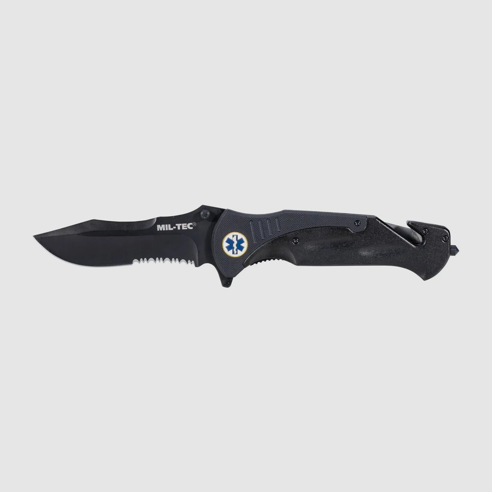 Mil-Tec Rettungsmesser Pocket Knife 440/G10