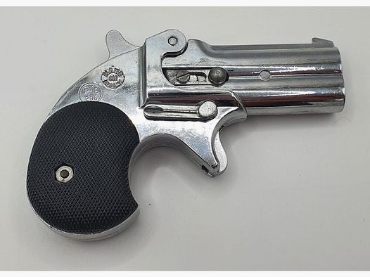 UMAREX UMAREX Derringer 6mm Flobert Blank (PTB296) - Chromé, Fabriqué en Italie