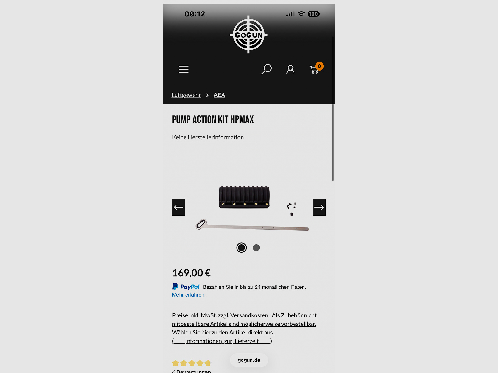 AEA HP-Max MK 1 Kal. .35 9mm F-Luftgewehr Pump-Action, RED-DOT i składany powiększacz 1-5x (Magnifier), Taktyczny, FAB-Stock, Donny FL, dwójnóg tactical