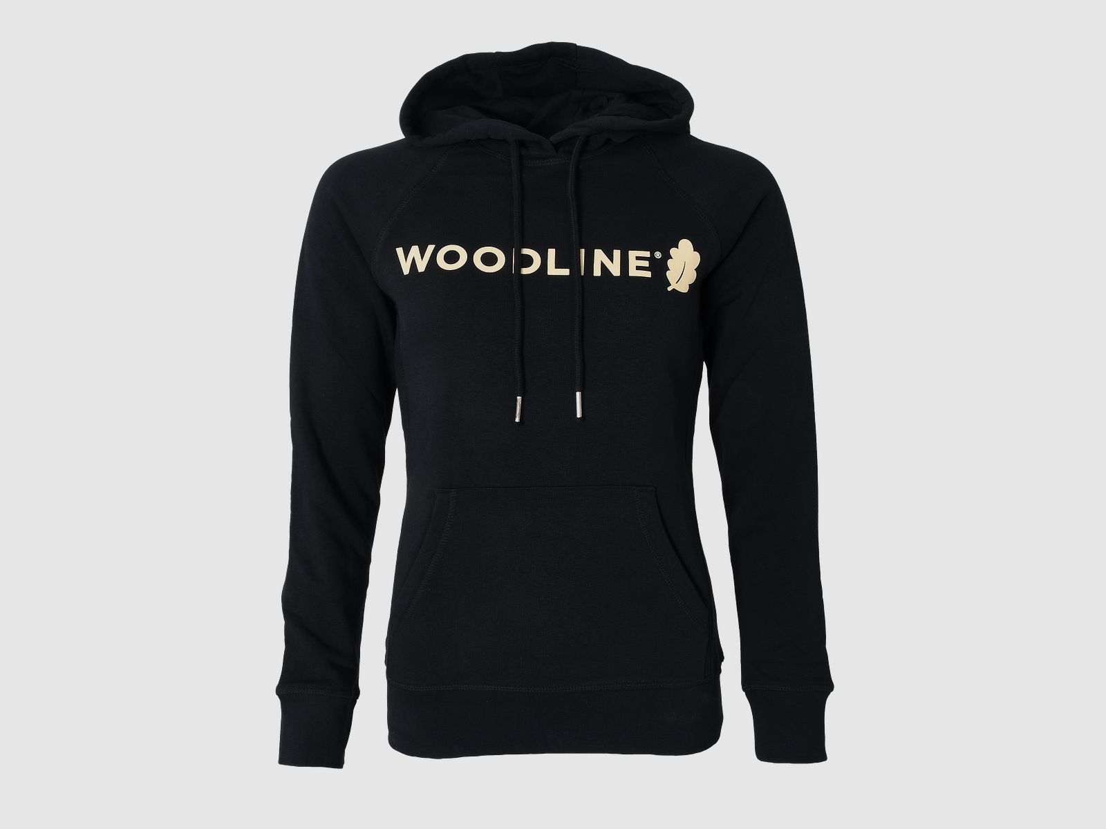 Woodline Hoodie Zwart Dames L