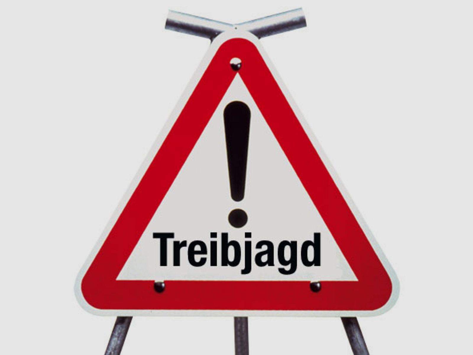 Warnschilder Treibjagd