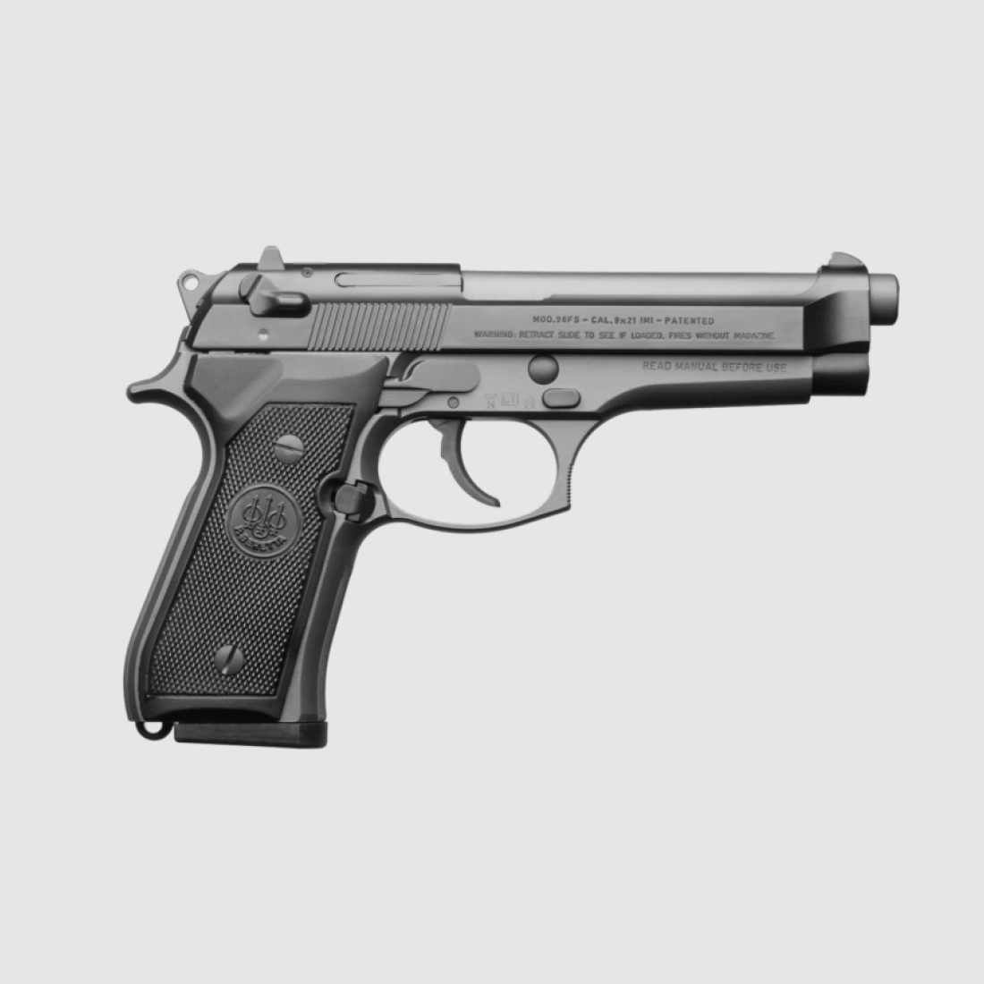 Beretta 92FS, 9x19, SA/DA, 15 coups, Cerakote Gris