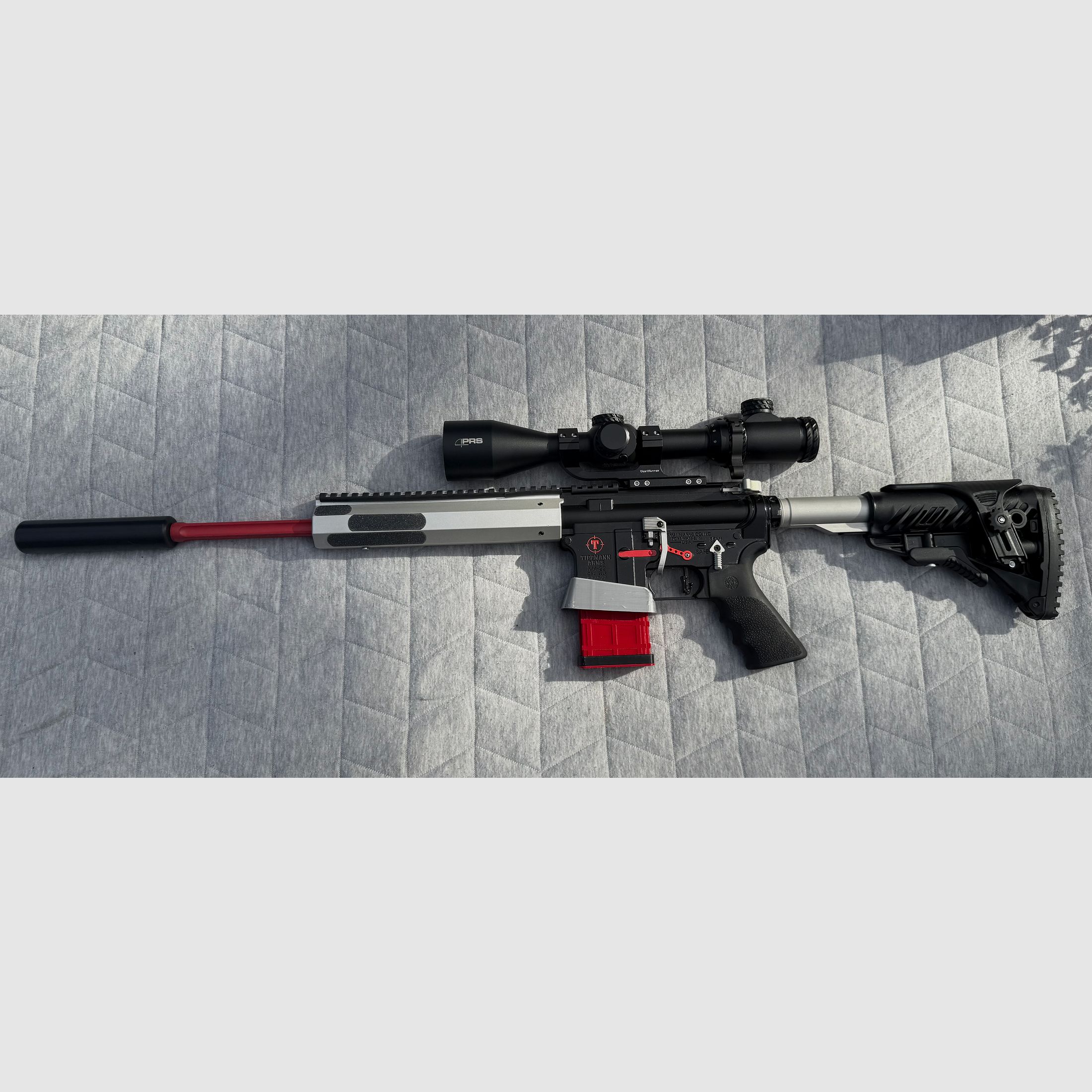 Tipppmann M4-22 Elite Red Line .22lr 16"  mit ZF 2,5-15x50 und Hipertouch  Competition 
