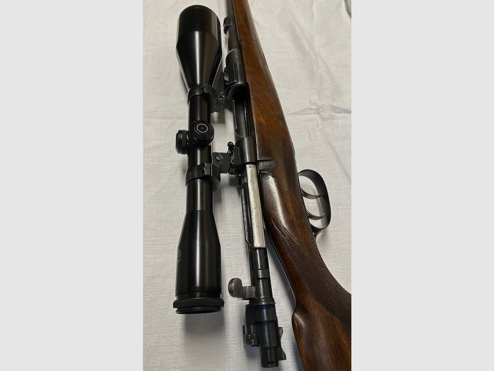 Ferlacher Repetierbüchse 8x57 IS, Repetierer, Repetiergewehr mit Mündungsgewinde für Schalldämpfer, Zielfernrohr 8x56, Neubeschuss 2021