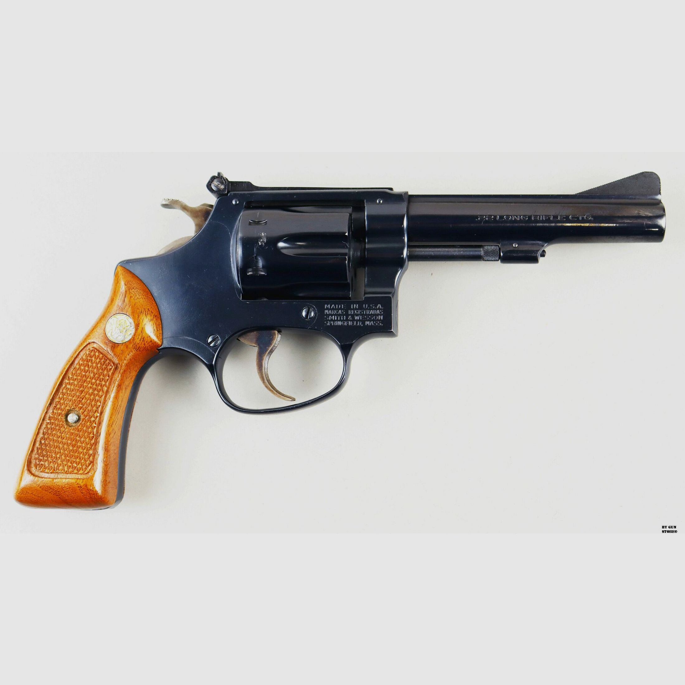 Revolver Smith & Wesson mod. 34-1 cal. 22 LR matr. M100233, immagine 3 di 14