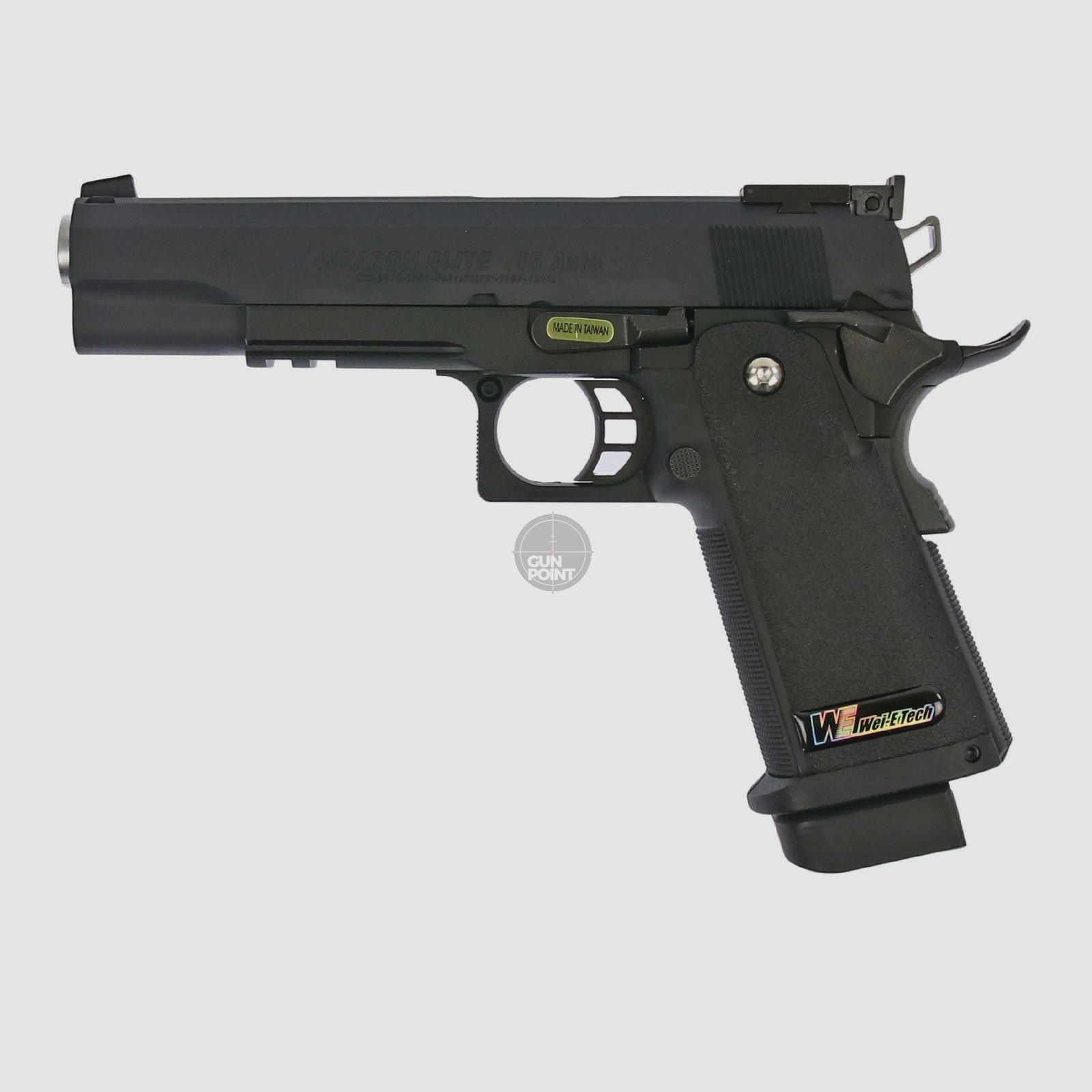2nd Chance | Softair - Pistole - WE Hi-Capa 5.1 Full Metal GBB-Schwarz - ab 18, ber 0,5 Joule
