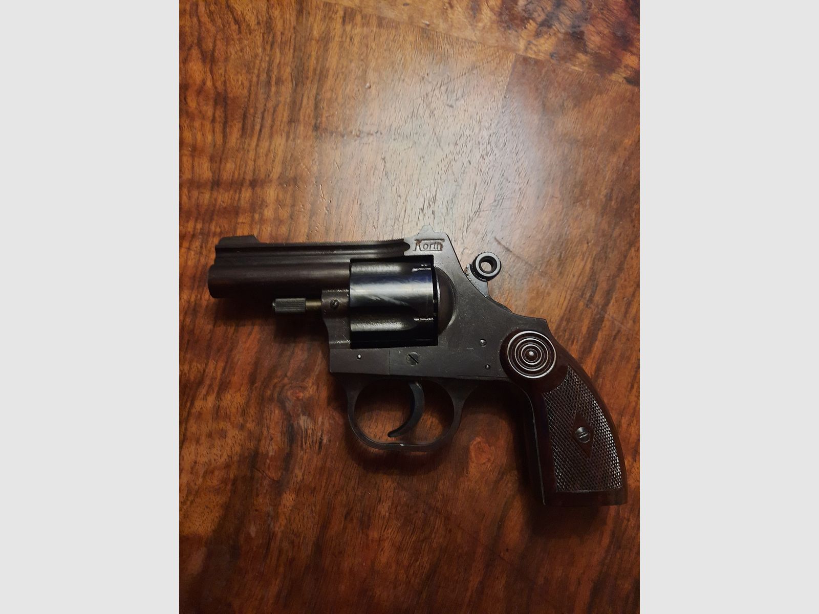 Blank firing / gas revolver Willi Korth, .380 R, very rare collector's item