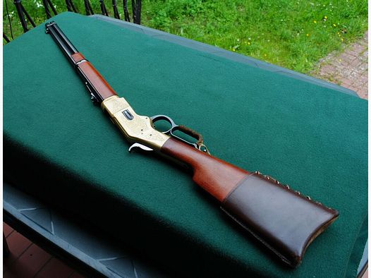 Win. 66 Carbine, Indian Head graviert, komplett CAS überarbeitet