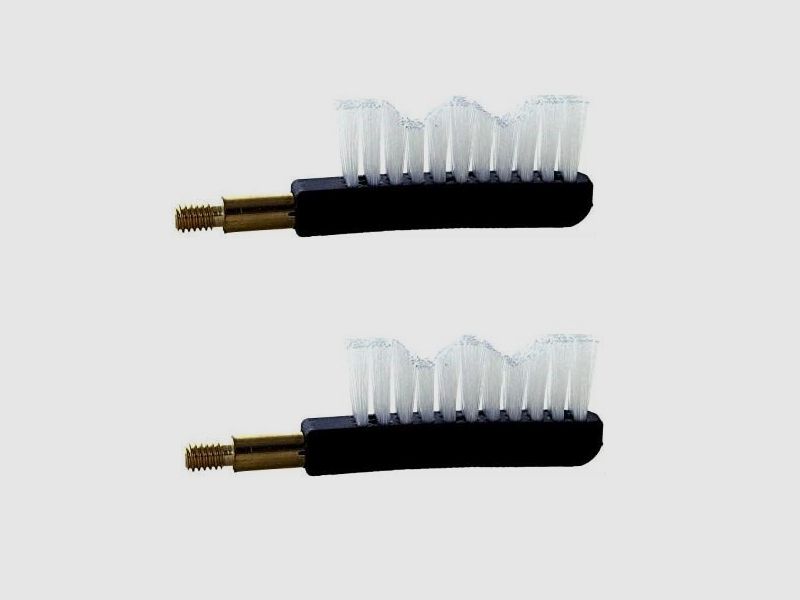 2 spazzole in nylon per asta di pulizia