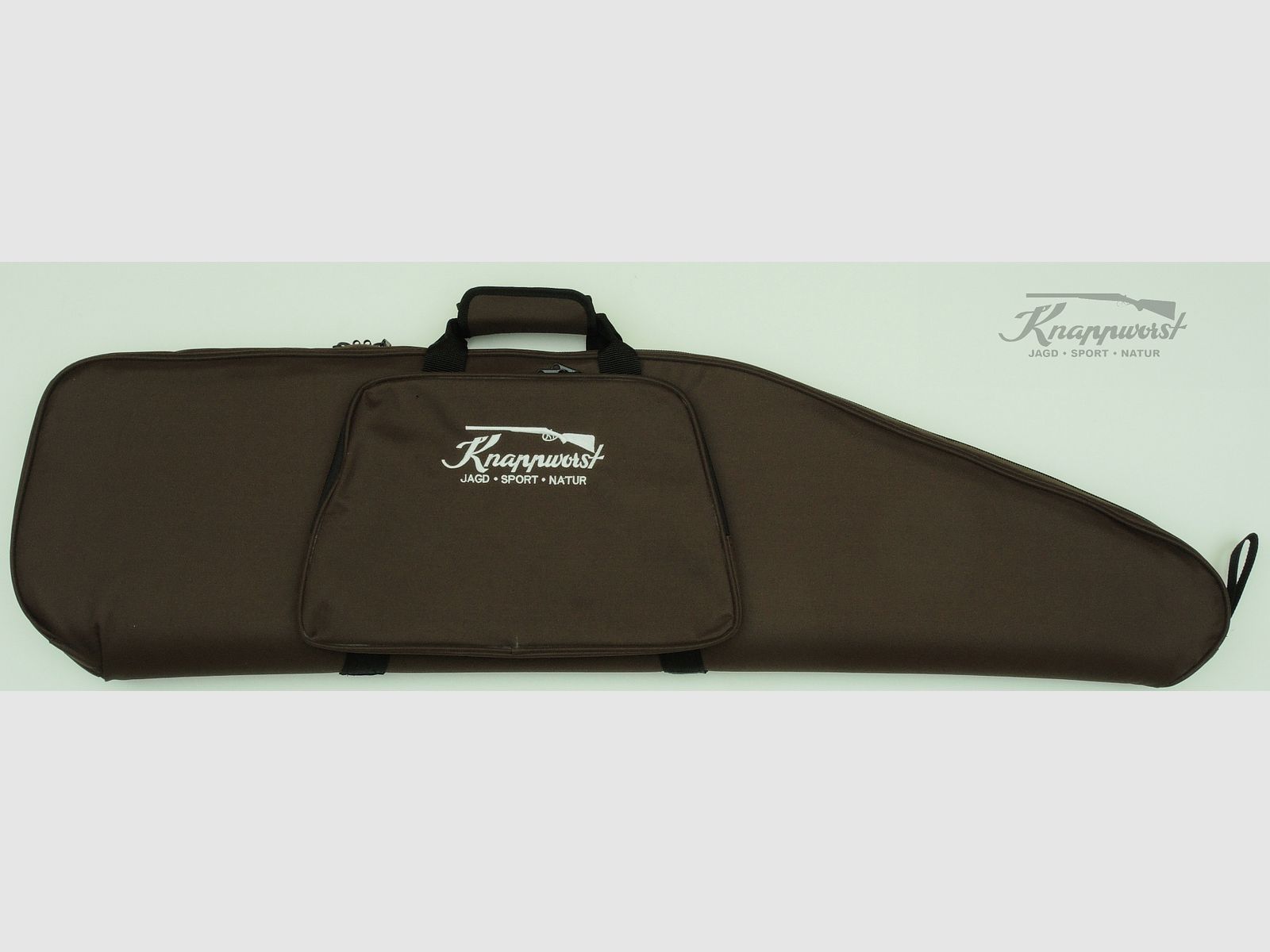 Knappworst Gewehrfutteral Braun, mit Tasche 110cm