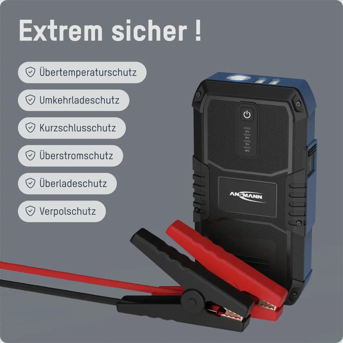 Ansmann Starthilfegerät Jump Starter 10.0